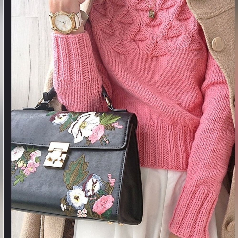 Mango Pretty flower handbag